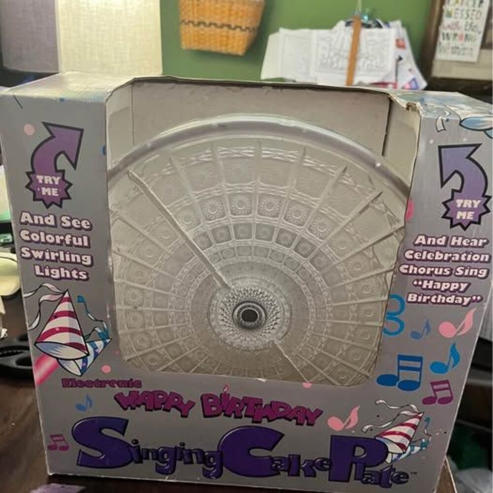 Electronic Happy Birthday Singing Cake Plate